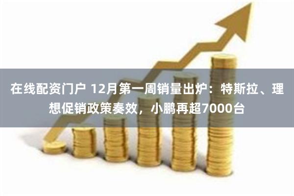 在线配资门户 12月第一周销量出炉：特斯拉、理想促销政策奏效